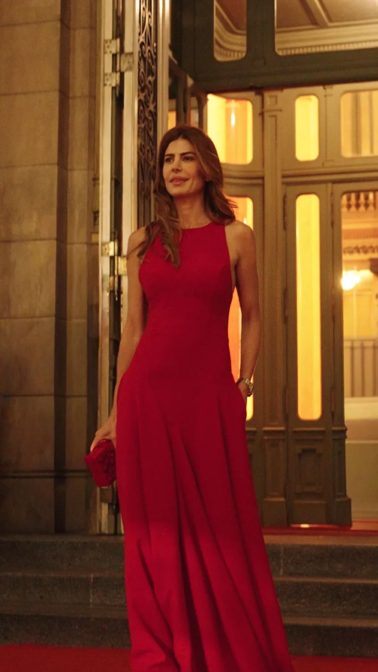 Juliana Awada viste Gorof en la gala del Teatro Colón